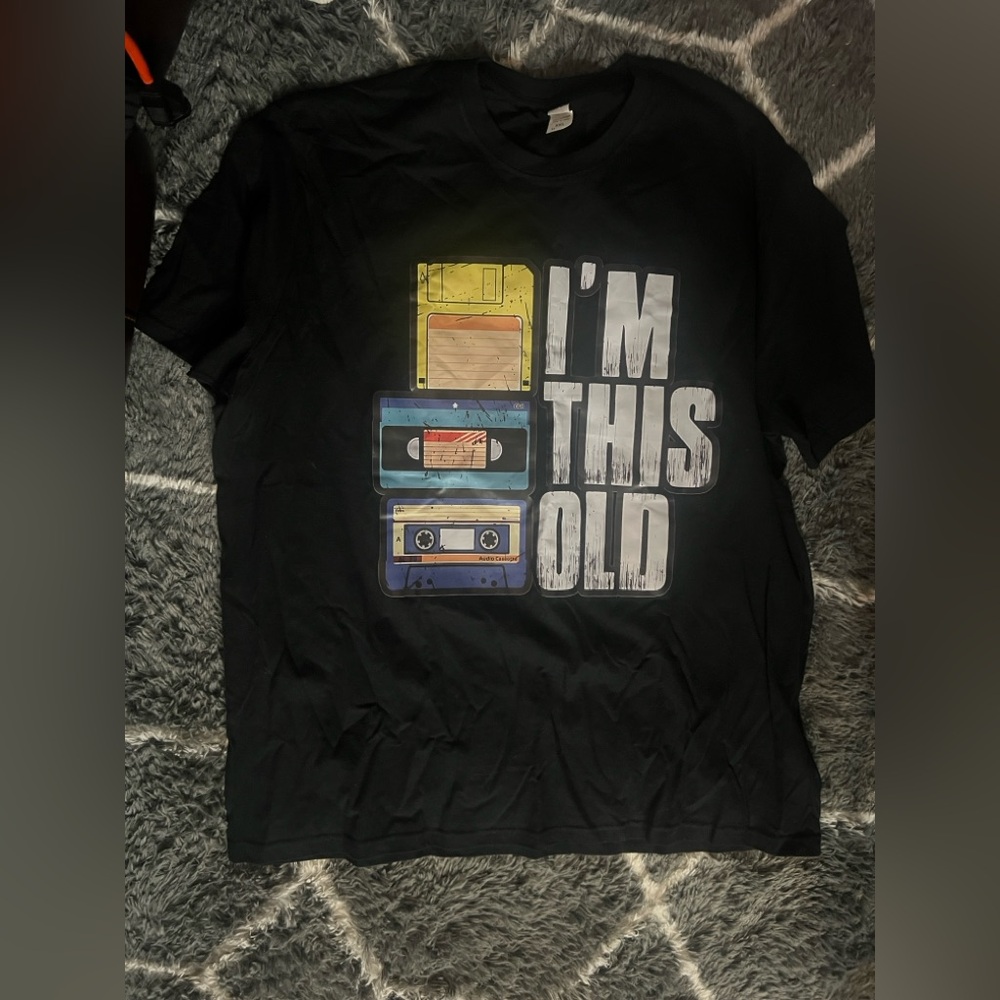 Black Graphic men’s tee shirt